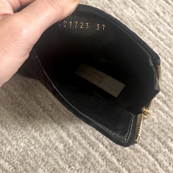 Stella McCartney Velvet Zip Up Ankle Boots - Picture 7 of 8